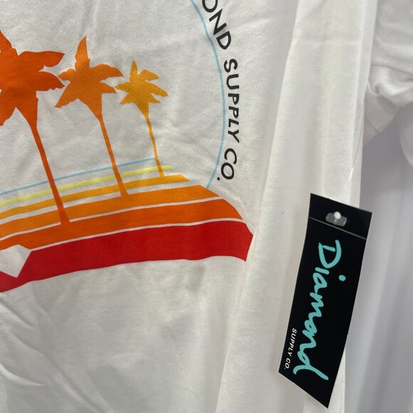 Diamond Supply Company Womens Palm Vibes T-Shirt - Size Small or Large- NWT - Picture 3 of 6